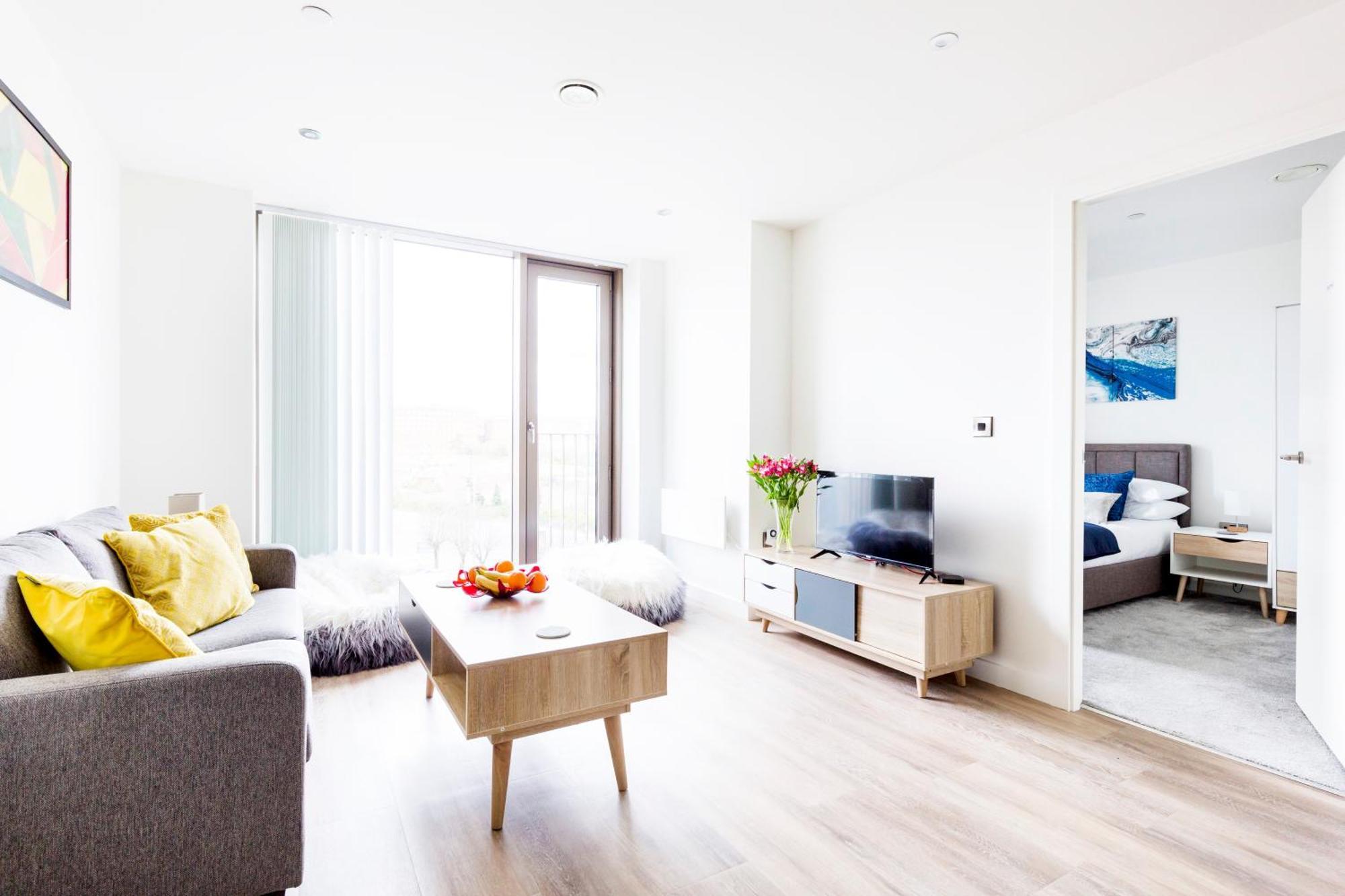 Modern City Flat With Gym & Spa Apartment Manchester Bagian luar foto